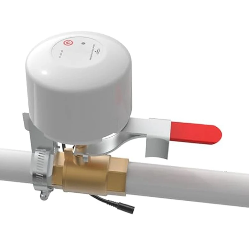 WIFI Smart Water Valve Shut Off Tool Automatic Remote Control On And Off Electric Gas Shutoff Valve EU Plug