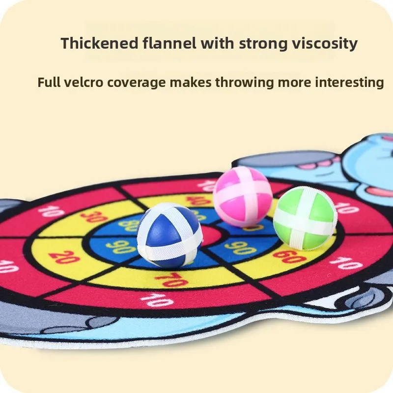 Gry edukacyjne Tarcza do rzutek Zabawka dla niemowląt Lepka piłka do rzutek Sporty halowe Gry Montessori dla dzieci w wieku od 3 do 7 lat