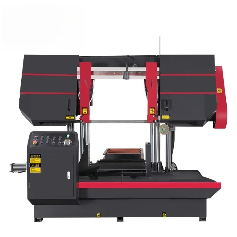 Metal sawing hydraulic semi-automatic multi-function sawing machine Metal processing band sawing machine y
