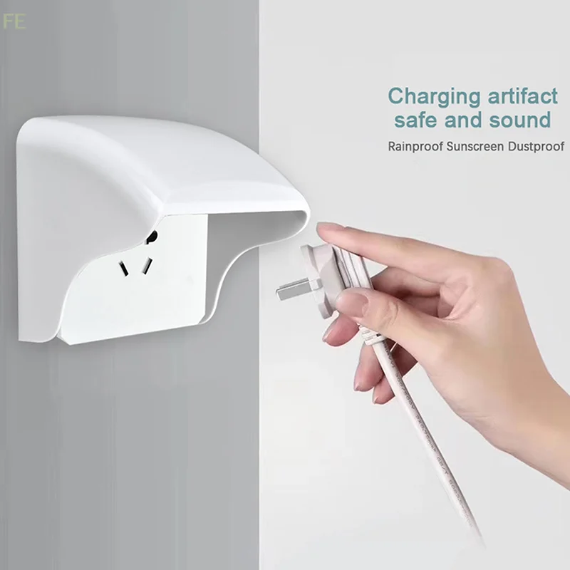 

[FE] Universal Waterproof Box Transparent Wall Electrical Socket Cover Protector Outdoor Switch Protection Cover