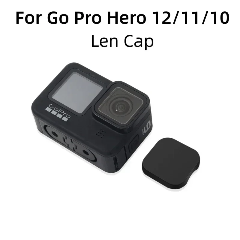 1 Piece Len Caps for Go Pro Hero 12/11/10/9 Soft Silicone Waterproof  Anti-drop Dust Cover for Go Pro Sports Action Accessories