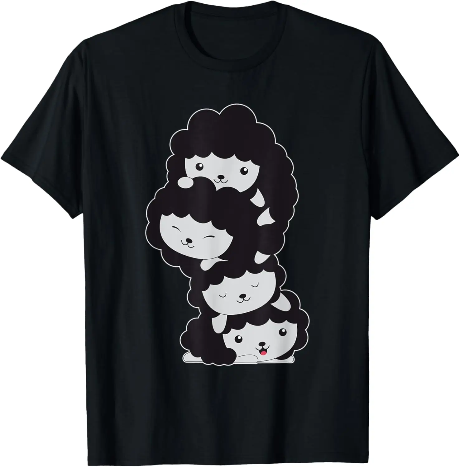 

Эстетическая футболка Black Sheep Funny Lambs E-Girl EMO Nu Pastel Goth