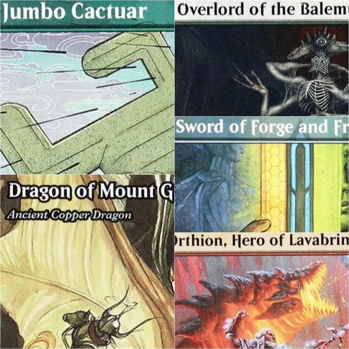 

"Overlord of the Balemurk/ Force of Negation" Magical Proxy Cards Top Quality Gathering Board Playing Game Trading Cards