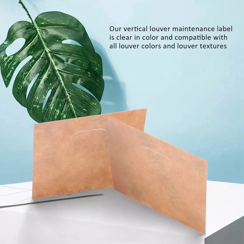 투명 수직 블라인드 수리 탭, 수직 블라인드 탭, 블라인드 픽서 25 세트-총 50 탭 (25 세트)