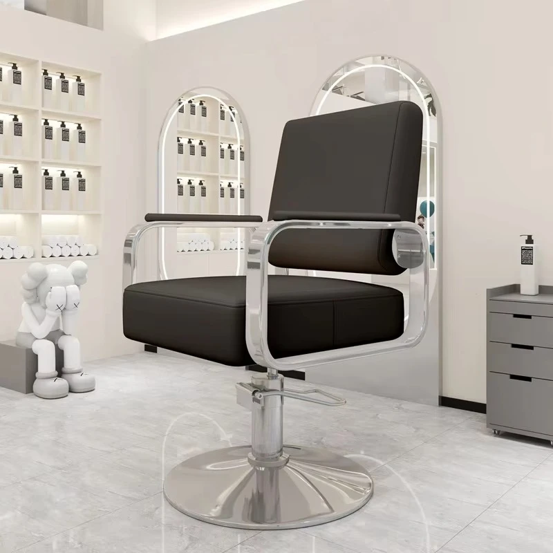 Modern inexpensive high-quality hydraulic adjustable hairdressing chair