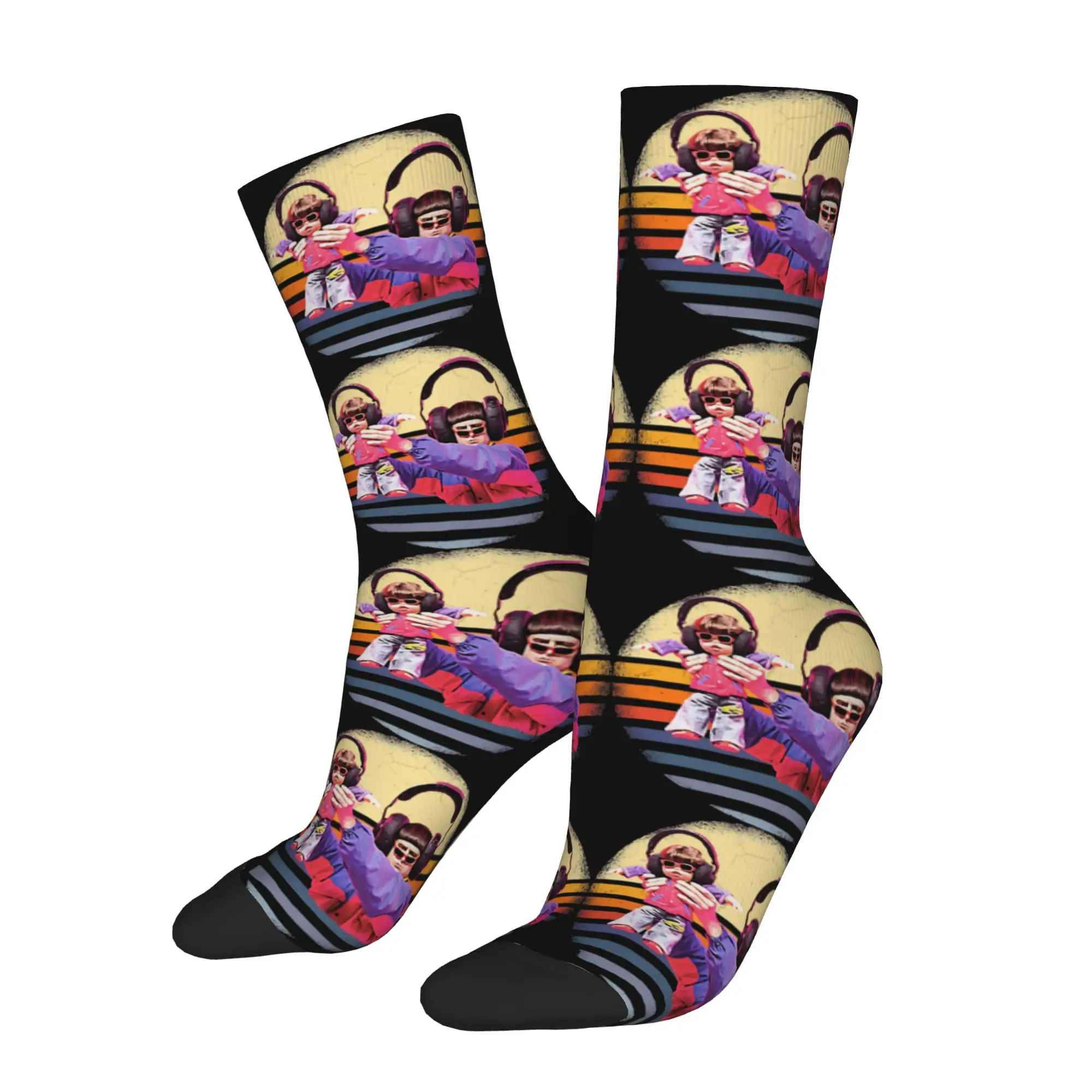 Winter Warm Funny Men's Women's Oliver Tree American Rapper Socks  Sweat Absorbing Skateboard Socks