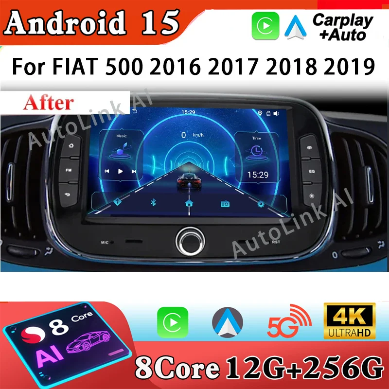 7 Inch For Fiat 500…