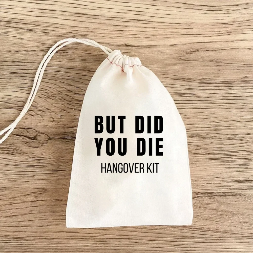 

25 pcs But Did You Die,Hangover Kit,Recovery Kit,Bridal Shower Party Favor Bags,Bachelorette Party Favor Bags,Girl's Night