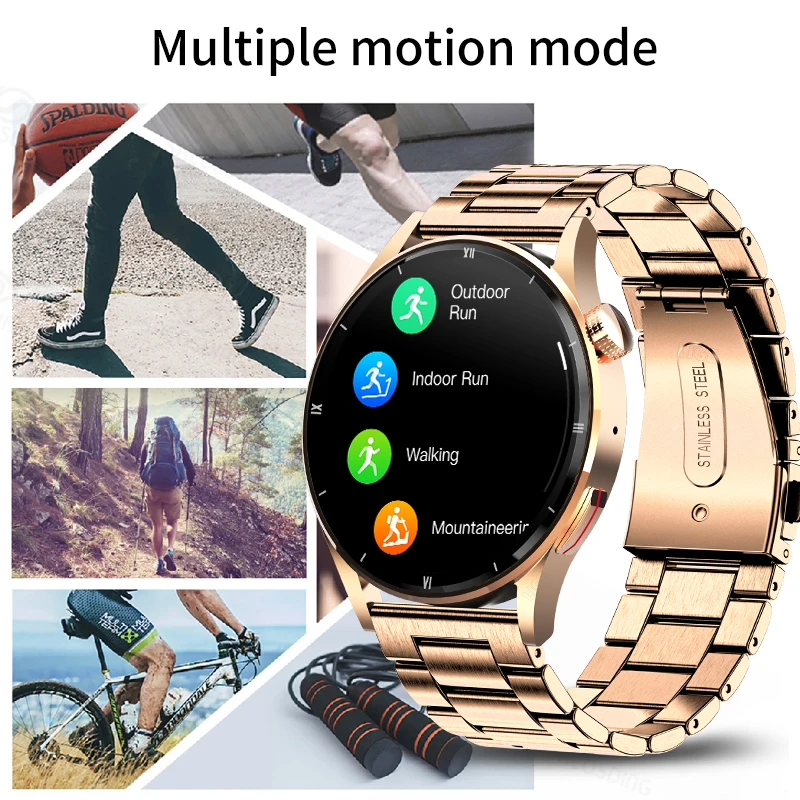 LIGE New For Huawei Watch GT3 Pro AMOLED Smart Watch Men Custom Dial Answer Call Sport Fitness Tracker Men Waterproof Smartwatch