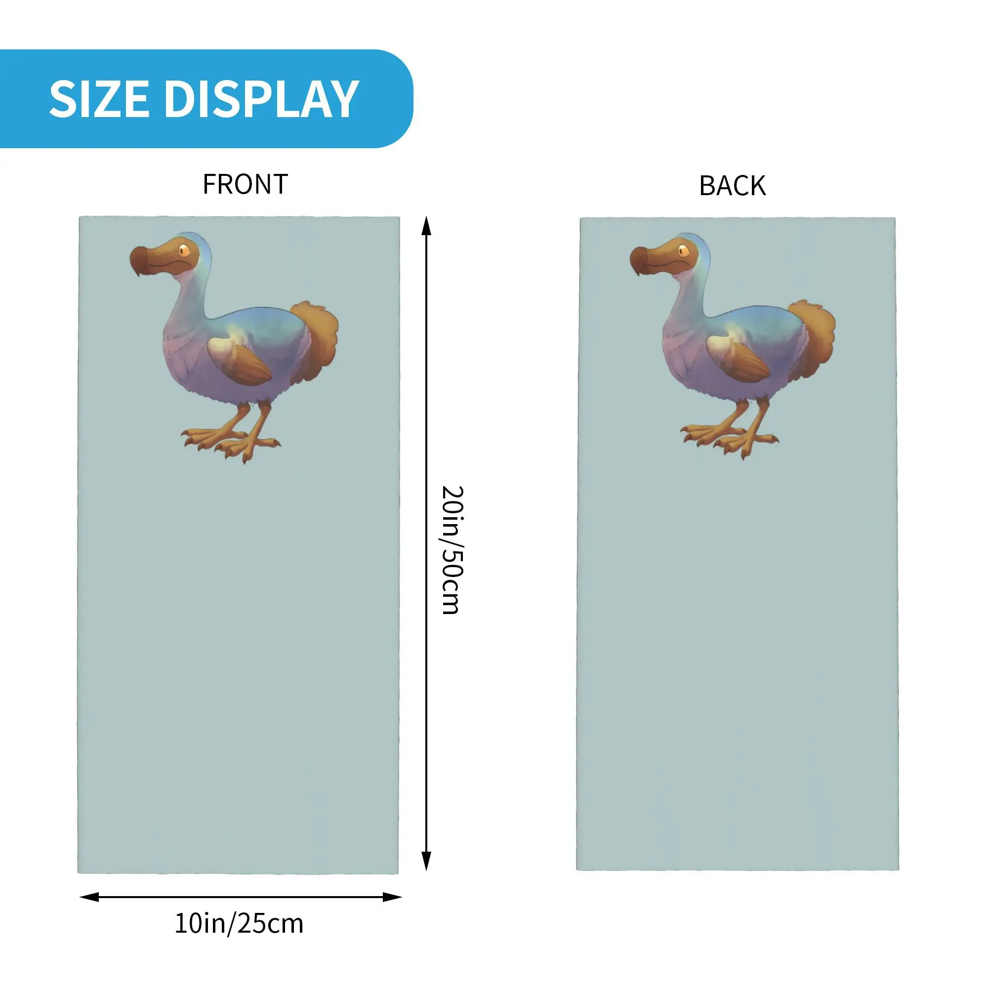 Dodo bird Bandana Neck Cover Printed Magic Scarf Multifunction Headwear Cycling For Men Women Adult Windproof