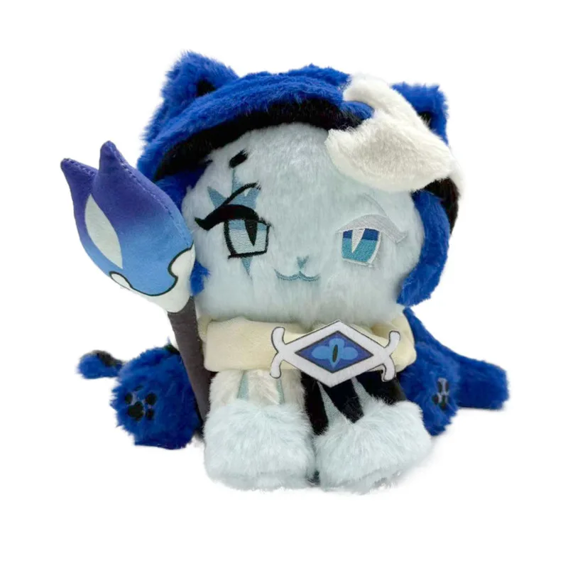 

New The Blue Magic Wizard Plush Doll 22cm Toy Ornament Cartoon Room Decorations For Kid Gift