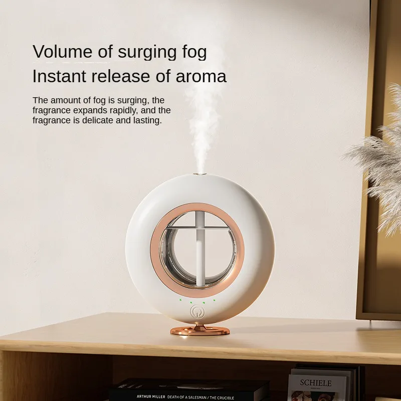 Difusor ultrasónico de aroma, máquina de fragancia para interiores, luz nocturna adecuada para uso doméstico, aire fresco de oficina, cuatro modos de engranaje