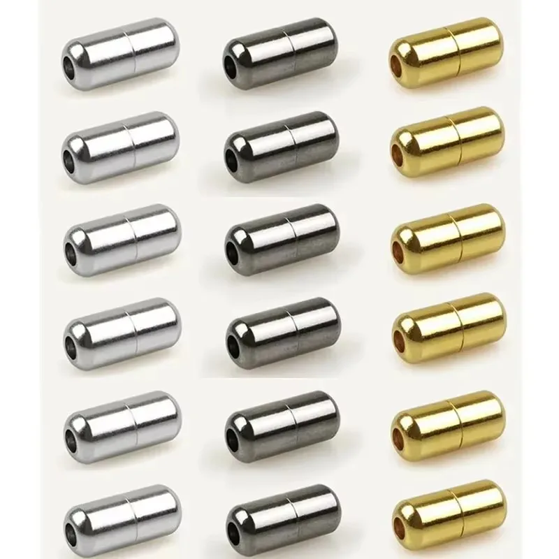 10/20/40pc Shoelaces Semicircle Buckles Shoe Laces No Tie Buckle Connector Shoes Sneakers Shoelace Quick Lazy Metal Capsule Lock