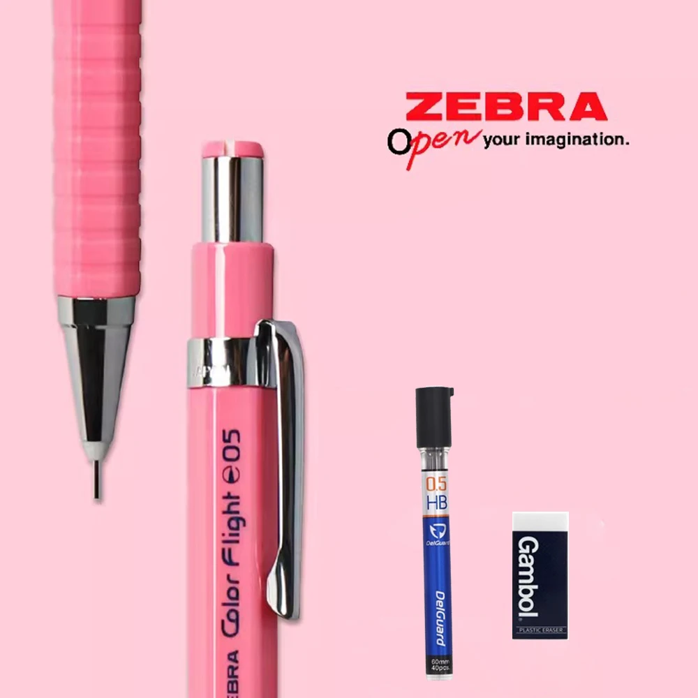 

Japan ZEBRA Drawing Mechanical Pencil Flight Hexagonal Bar Activity Pencil MA53 Writing Continuous Core 0.5mm School Stationery