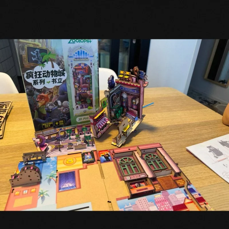 الرسمية ثلاثية الأبعاد ديزني Zootopia كتاب حامل لعبة أرنب جودي سطح المكتب زخرفة اللعب التخصيص نموذج جميل عيد الميلاد مفاجأة هدية