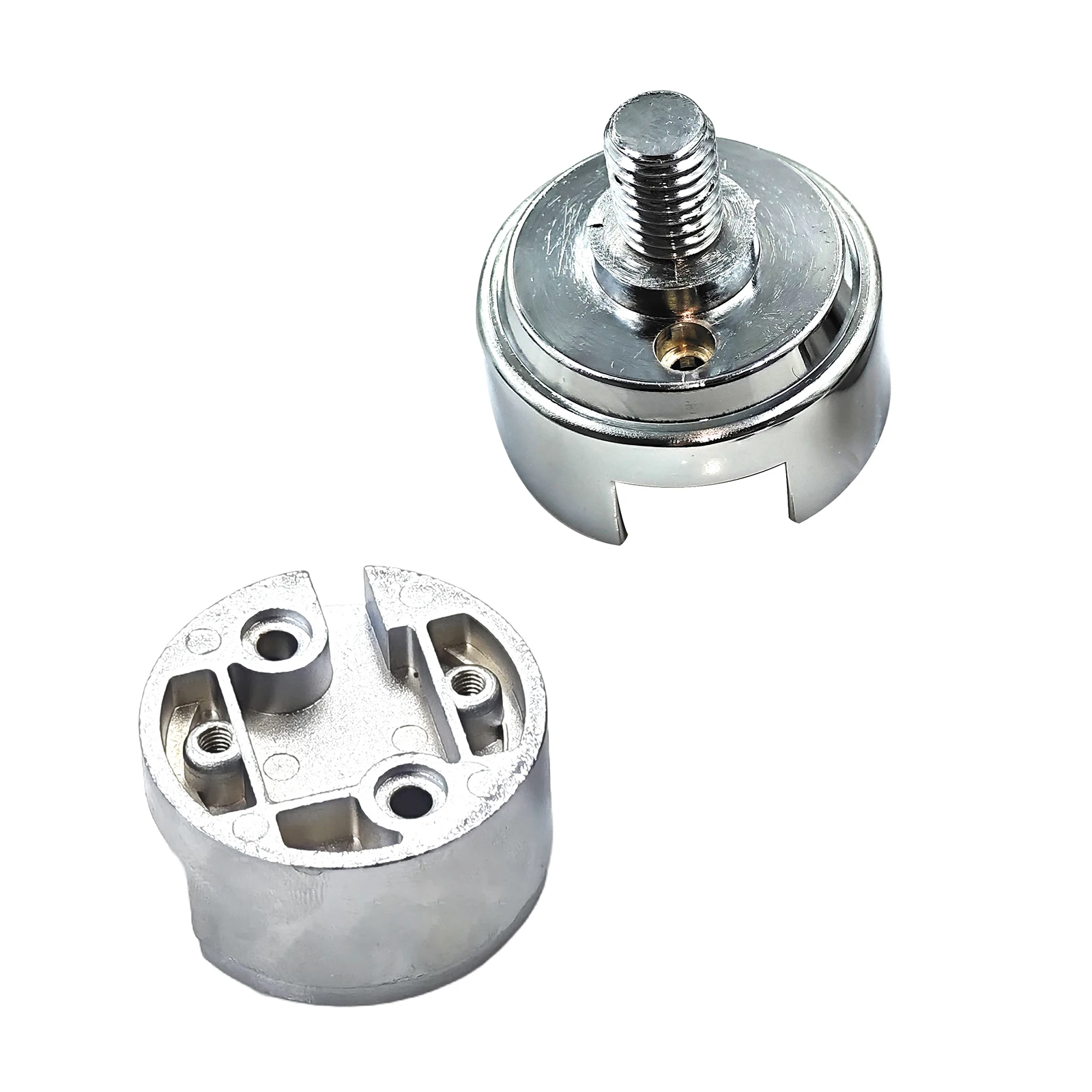 Shift Knob Mounting Adapter 70589 1/2in-13 Thread Chrome Replacement for Eaton Fuller Shifter 13 15 18 10 Speed Transmission