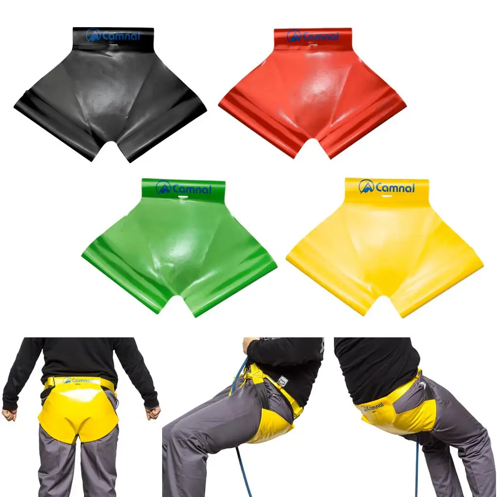 Harnais d'escalade en PVC, siège réglable, ceinture de protection pour la spéléologie en plein air, coussin de protection pour l'escalade sur roche