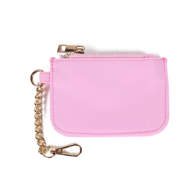 Nylon Fabric Pouch Waterproof Coin Purse Portable Card Holder Wallet Purse ID Holder Zipper Wallet Outdoor Coin Money Bags