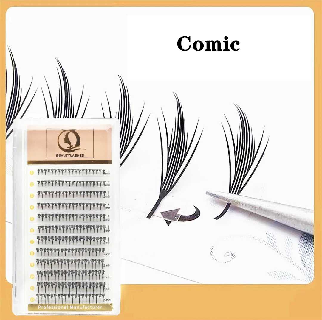 

Comic Wing eyelash extension manfa premade fan false eyelash