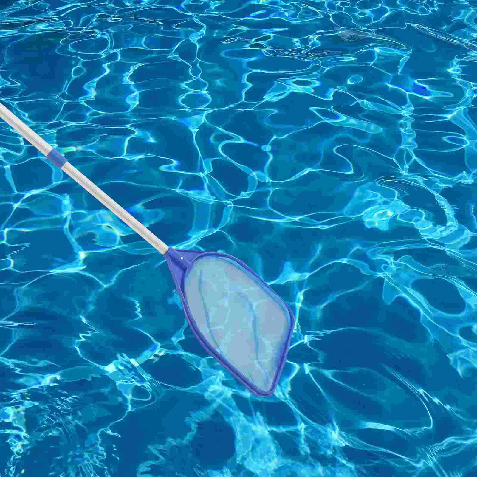 Jaring kolam renang daun memancing sapu pembersih limbah Aksesori pembersih plastik menghilangkan daun