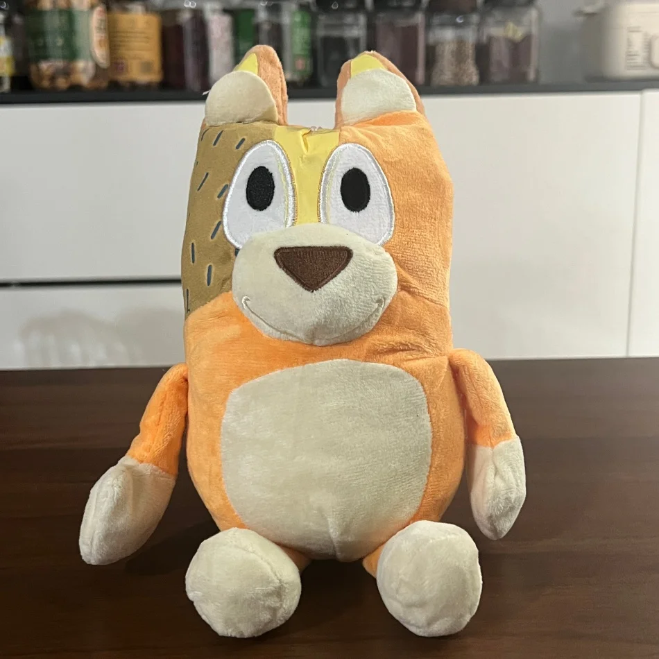 ตุ๊กตาบลูอี้ ขนาด 25 ซม. ตุ๊กตาสุนัขบลูอี้ บิงโก ตุ๊กตาผ้ากำมะหยี่นุ่ม ของขวัญวันเกิดสำหรับครอบครัว