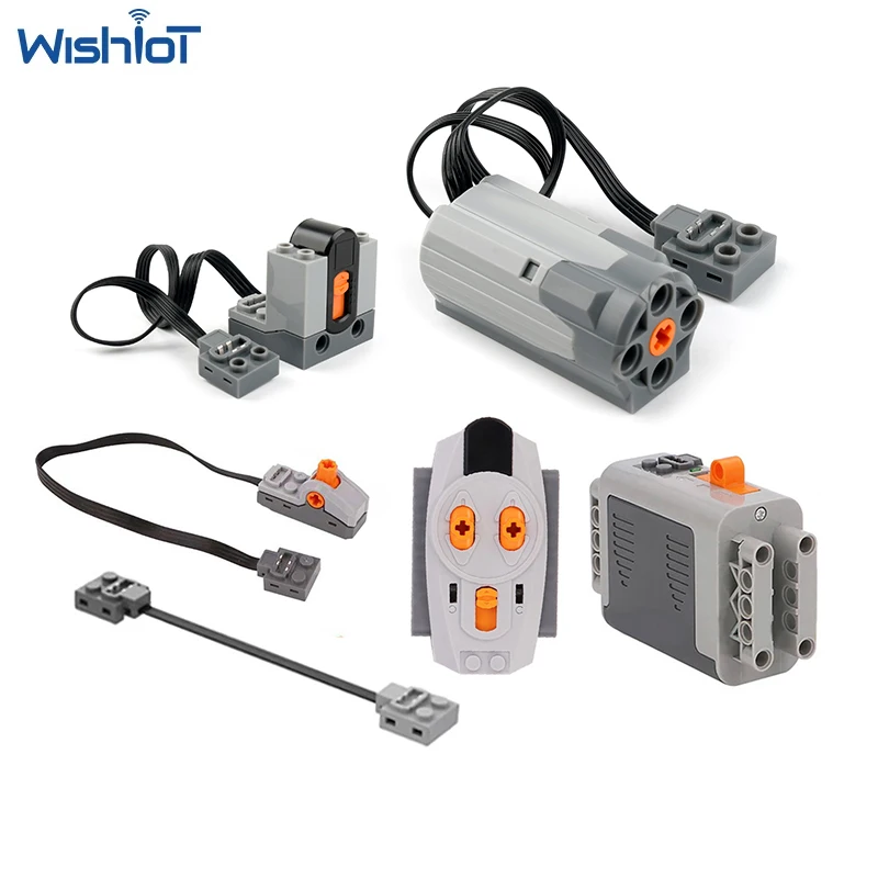 

MOC Technical Parts M Motor Servo Battery Box Switch Light Set Building Blocks Toy PF Multi Tool for Legoeds