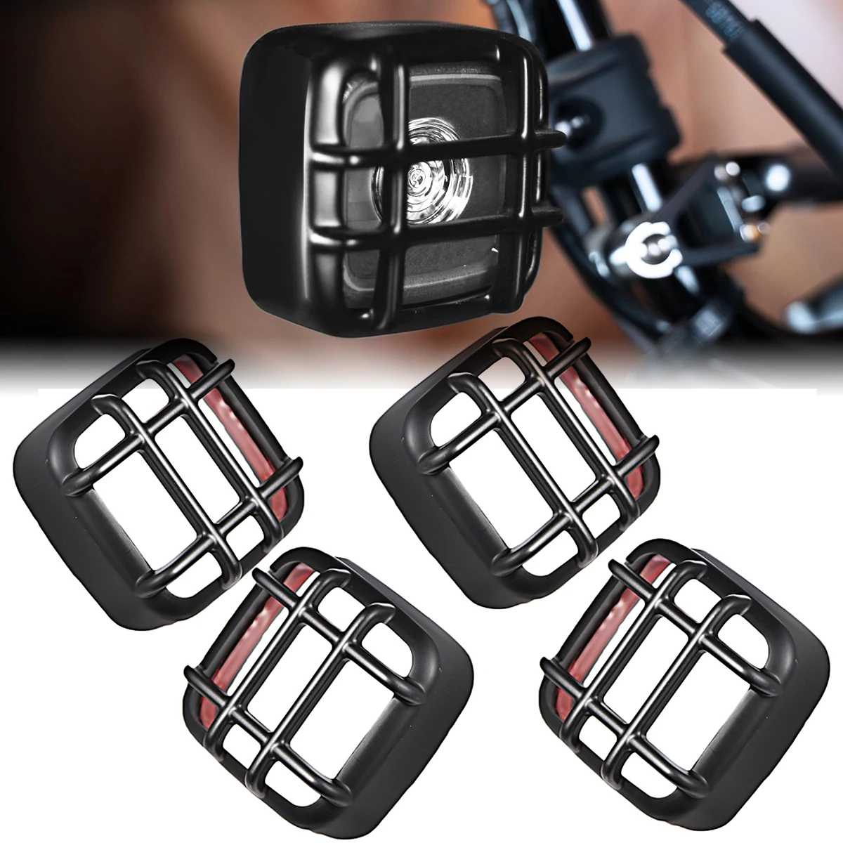 

Motorcycle Black Turn Signal Grill Cover For Honda 2020-2023 CT125 Trail 125 Hunter Cub Parts