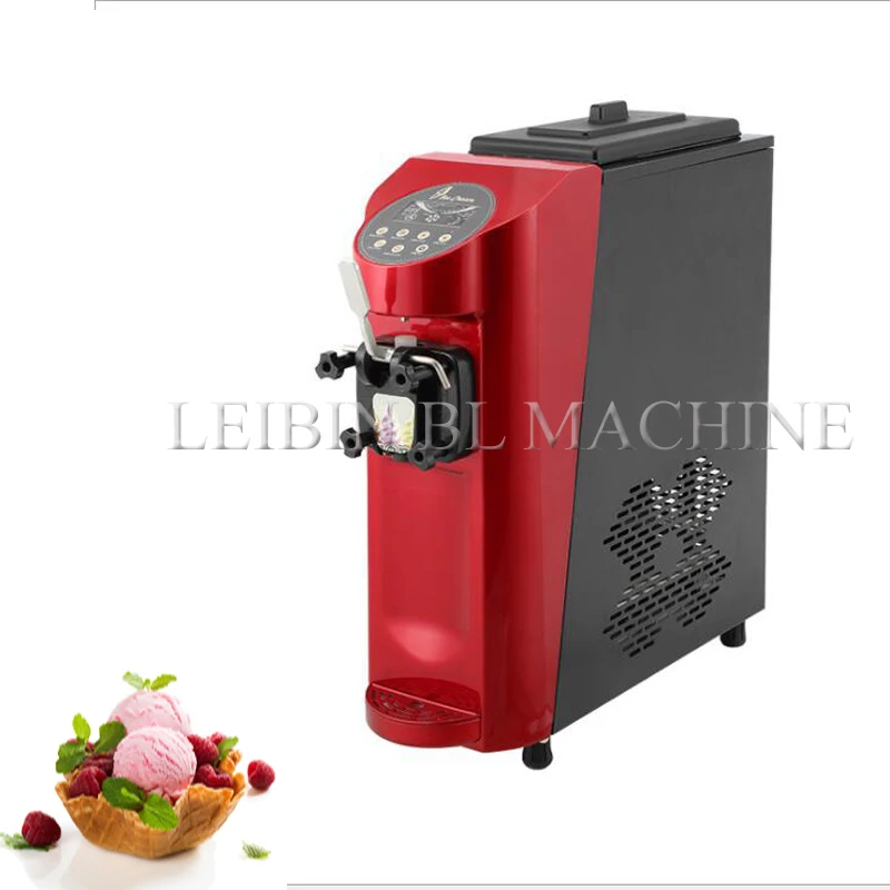 Desktop Portable Ice Cream Machine, Disposable Single Nozzle Flavor Frozen Yogurt Machine