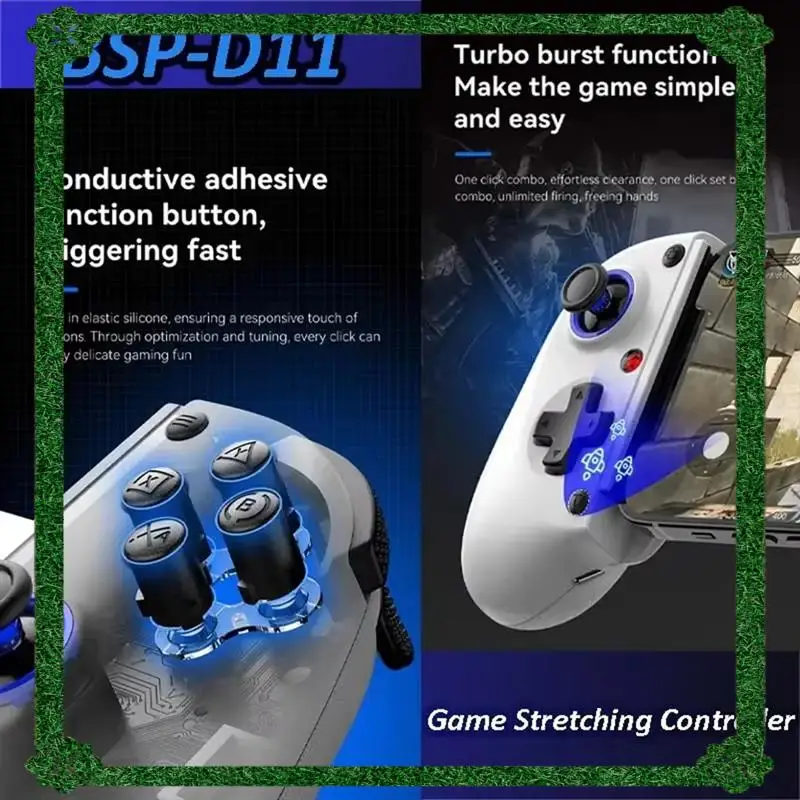24-Hour Delivery BSP-D11S Mobile Phone Wireless Game Gamepad With Fan For Switch/PS4/PS3 Controller Supports Android Harmonyos H