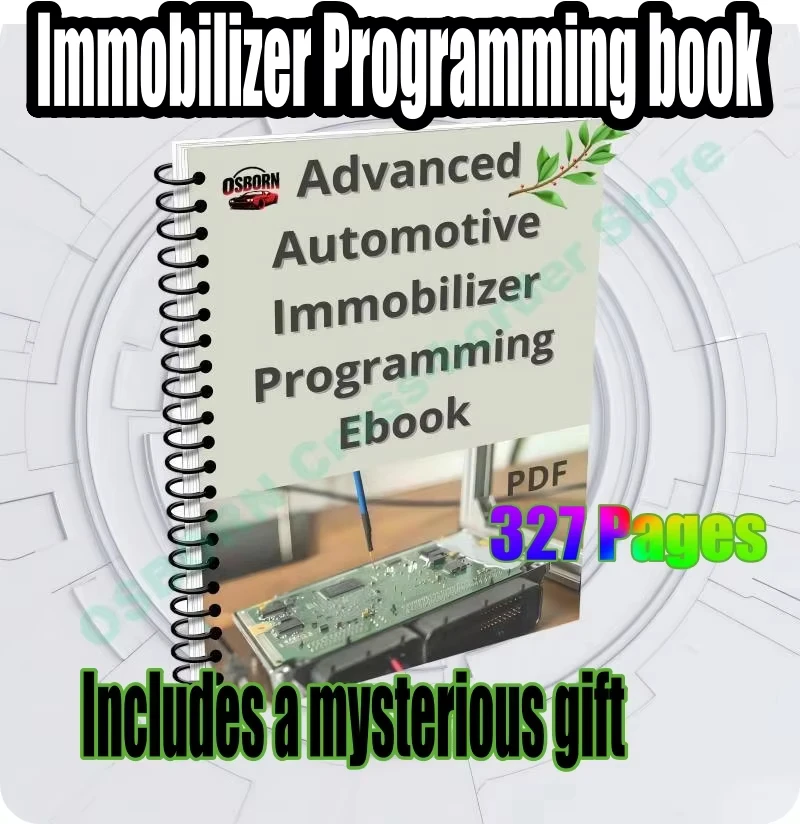 

Hot Advanced IMMO BOOK Automotive Immobilizer Programming Ebook 327 Pages PDF Check/Diagnose/Repair Car Control Box ECU Teaching