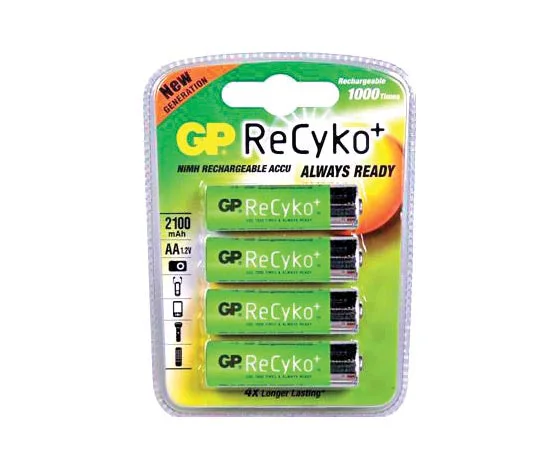 GP 2100MA RECYKO PEN 4 PCS BLS. PACKAGE