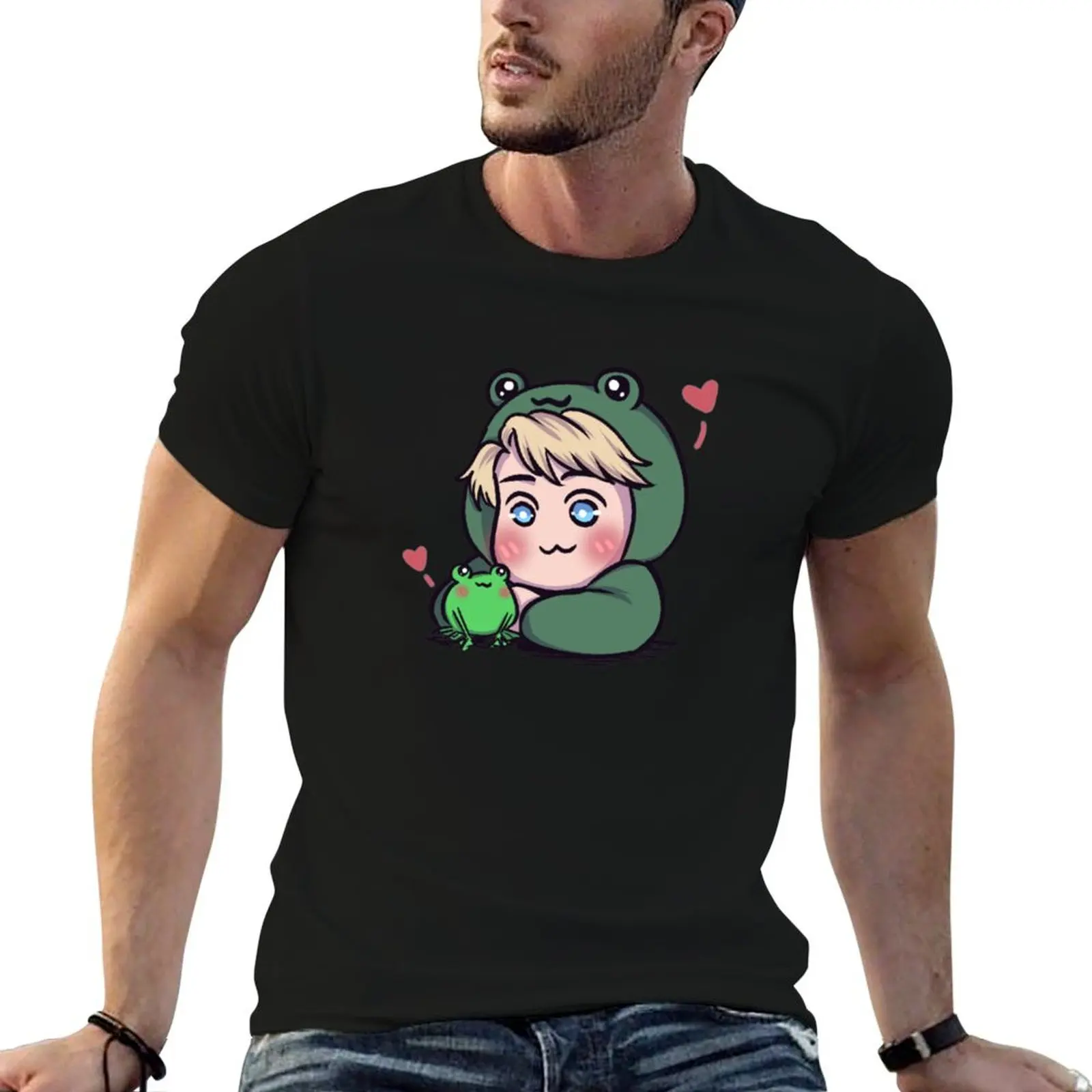 Frog Keefe Sencen 3 T-Shirt heavyweights anime figures blacks korean fashion men workout shirt