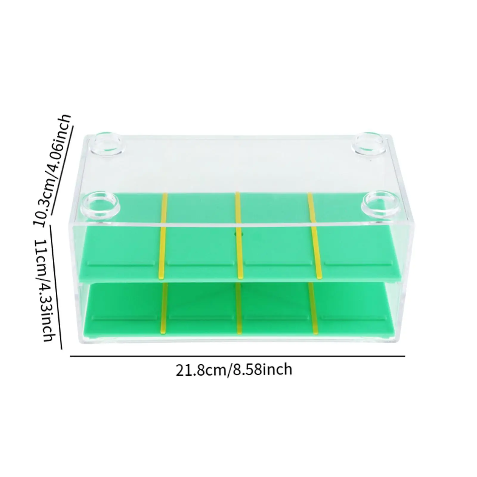 

1:64 Toy Car Display Case Collectible Display Showcase Dustproof Vehicle Scene Toy Storage Box for Mini Dolls
