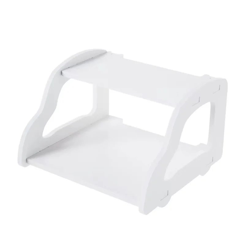 Estante de almacenamiento superior para pantalla de TV, soporte de pared para monitor de ordenador, 1 unidad