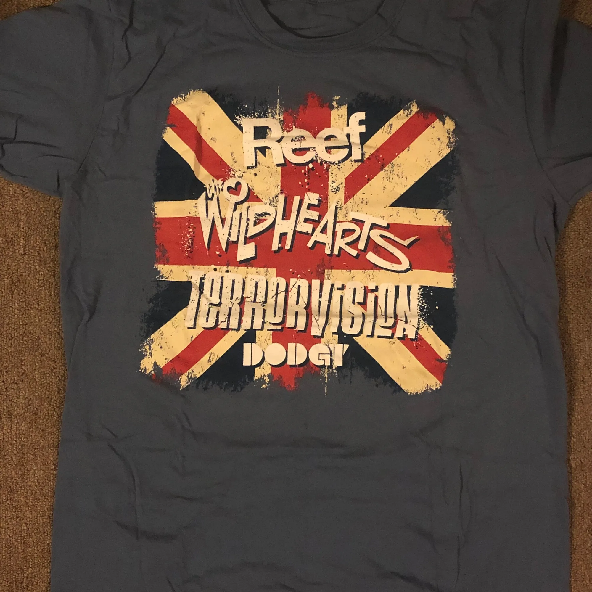 The Wildhearts 'Britrock Must Die!' official tour shirt