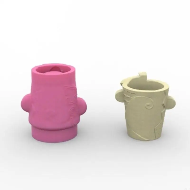 Silicone Merman Tail Flower Pots Mould for Personalize Resin Craft and Gifts