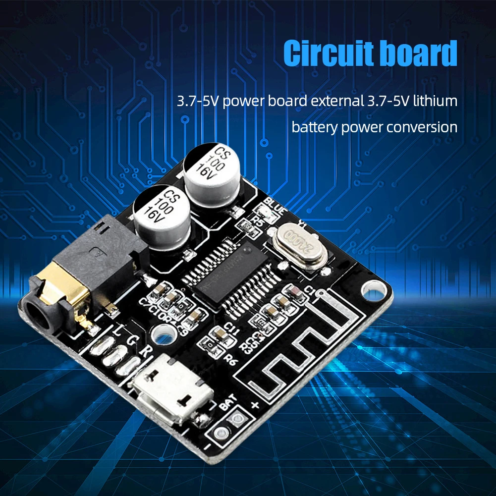 10-1pc VHM-314 Audio Receiver Board Bluetooth 4.1/5.0 MP3 Lossless Decoder Board WiFi Stereo Music Module 3.7-5V 3.5mm Audio Aux