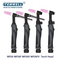 WP26F WP26V WP26FV TIG Torch Body Argon Welding Torch Head WP26 Flex Air Cooled Gas Tungsten Arc Welder GTAW A-200 Flex Torch