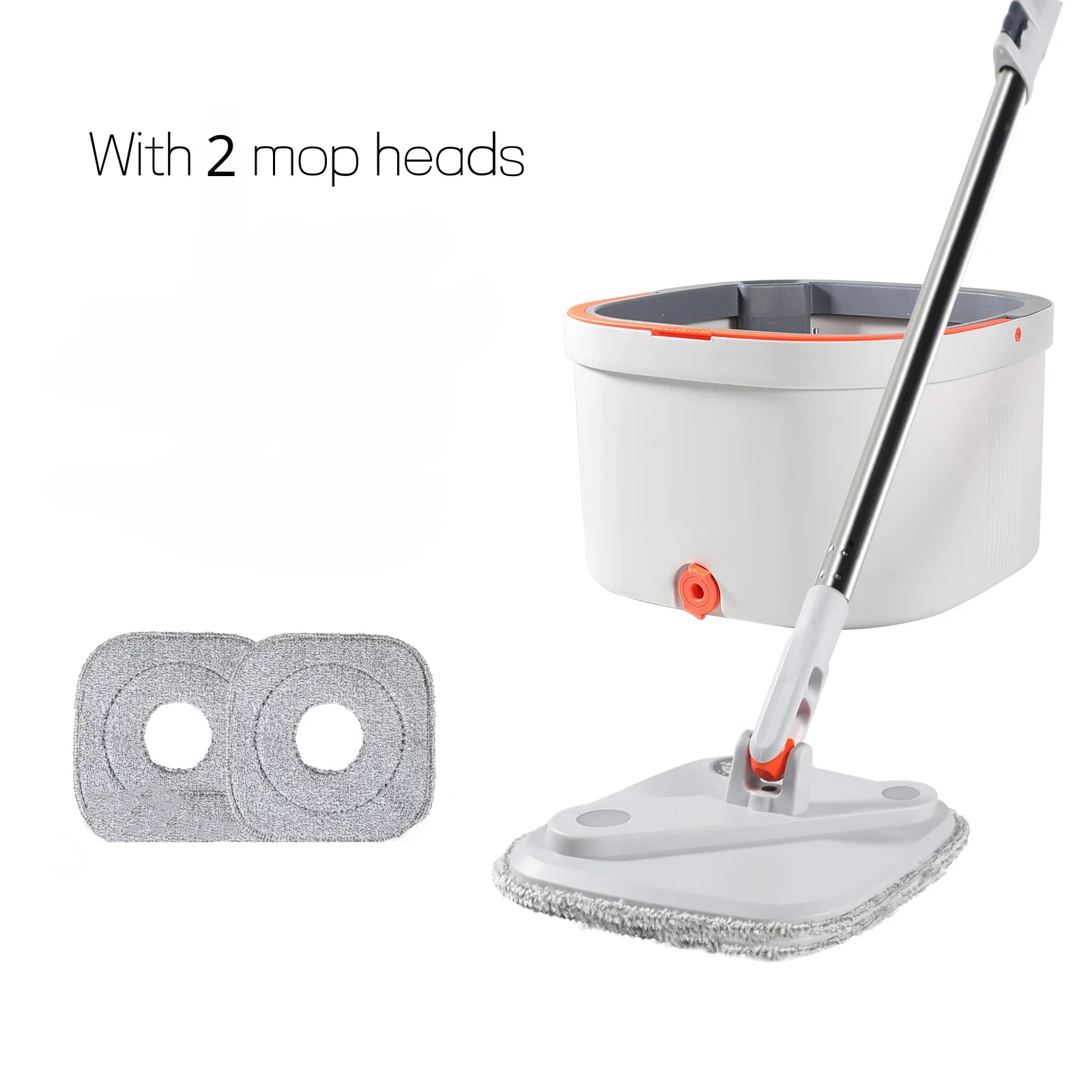 Lazy Household Clean Sewage Separation Hand Wash-Free Rotating Mopping Artifact with Barrel Mop Absorbent Flat Mop