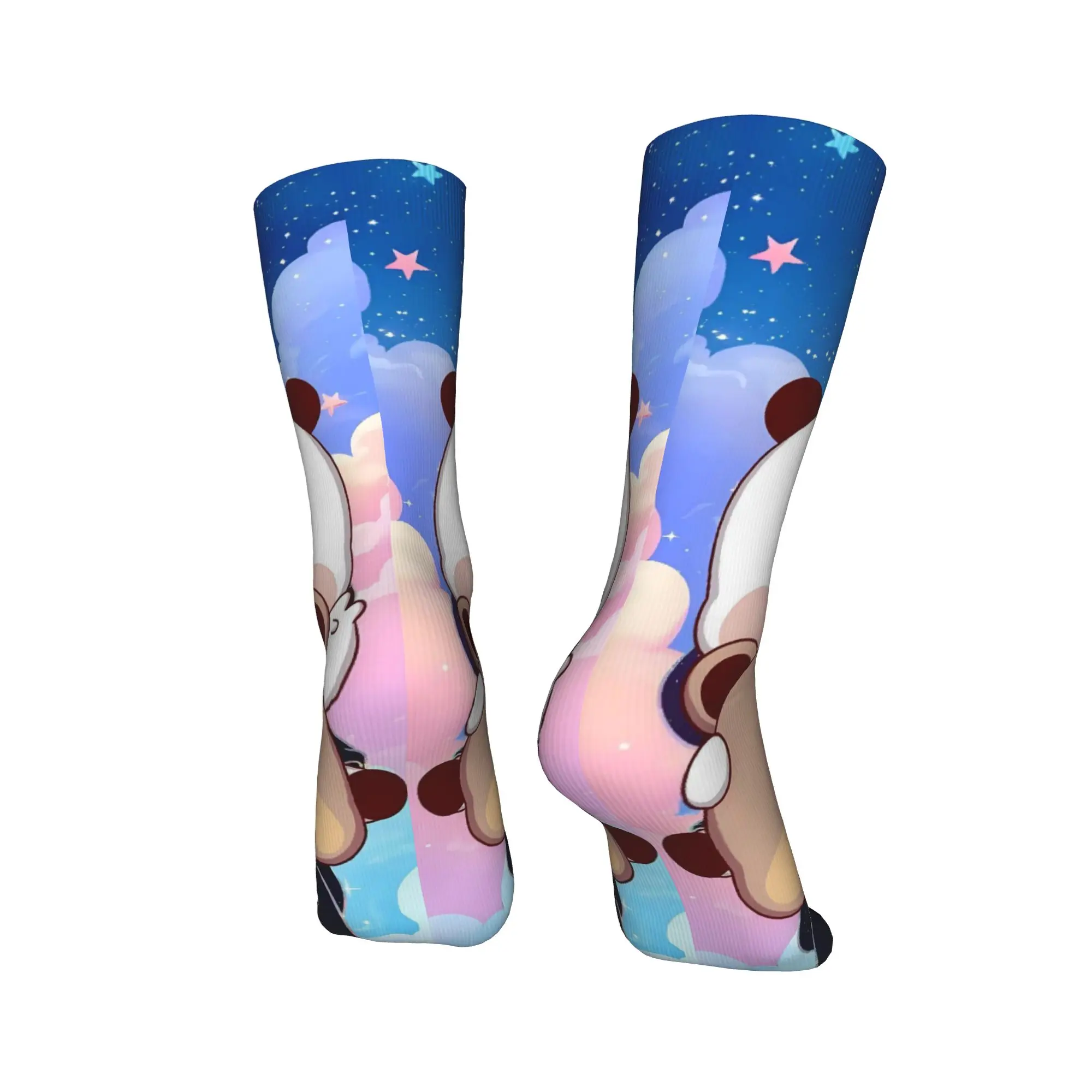 BuBu and Dudu Stockings  Leisure Socks Men Warm Soft Socks Spring Running Design Non Skid Socks Birthday Gift