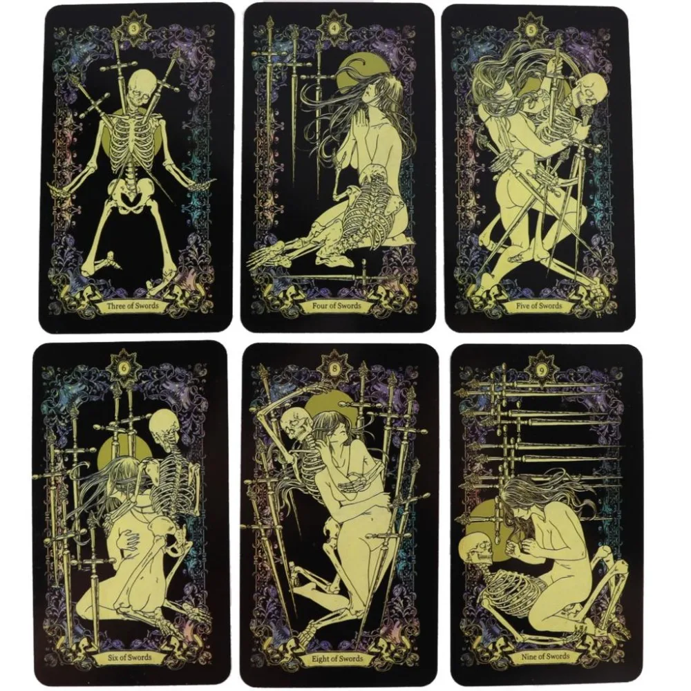 10.3*6cm The Wandering Spirit Tarot 78 Pcs Cards for Beginners