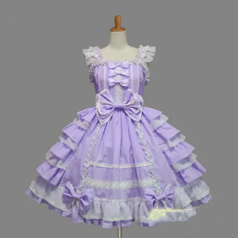 6 Types Princess Girl dress Halloween Victorian Gothic Lolita Cosplay Costume Layered Women Party Maid