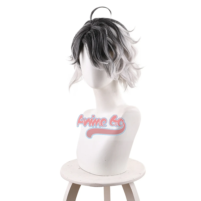 Patient Emil Cosplay Wig Game Identity V Luminary Rare Case Emil Wigs Gradient Short Hair Prop C09098