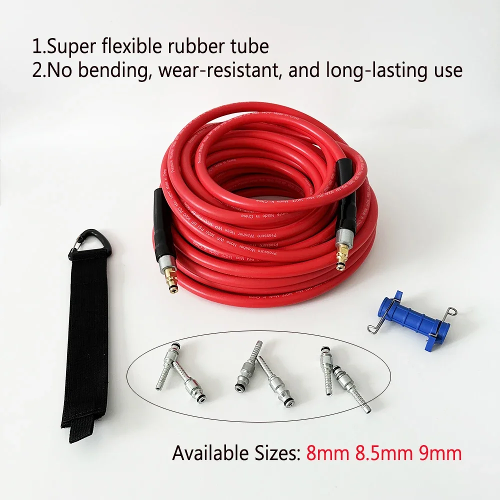 0.5-30M Super flexible Rubber Tube for Karcher K2~K7 Car Washer Hose High Pressure Cleaning Extension Hose Pressure Machine