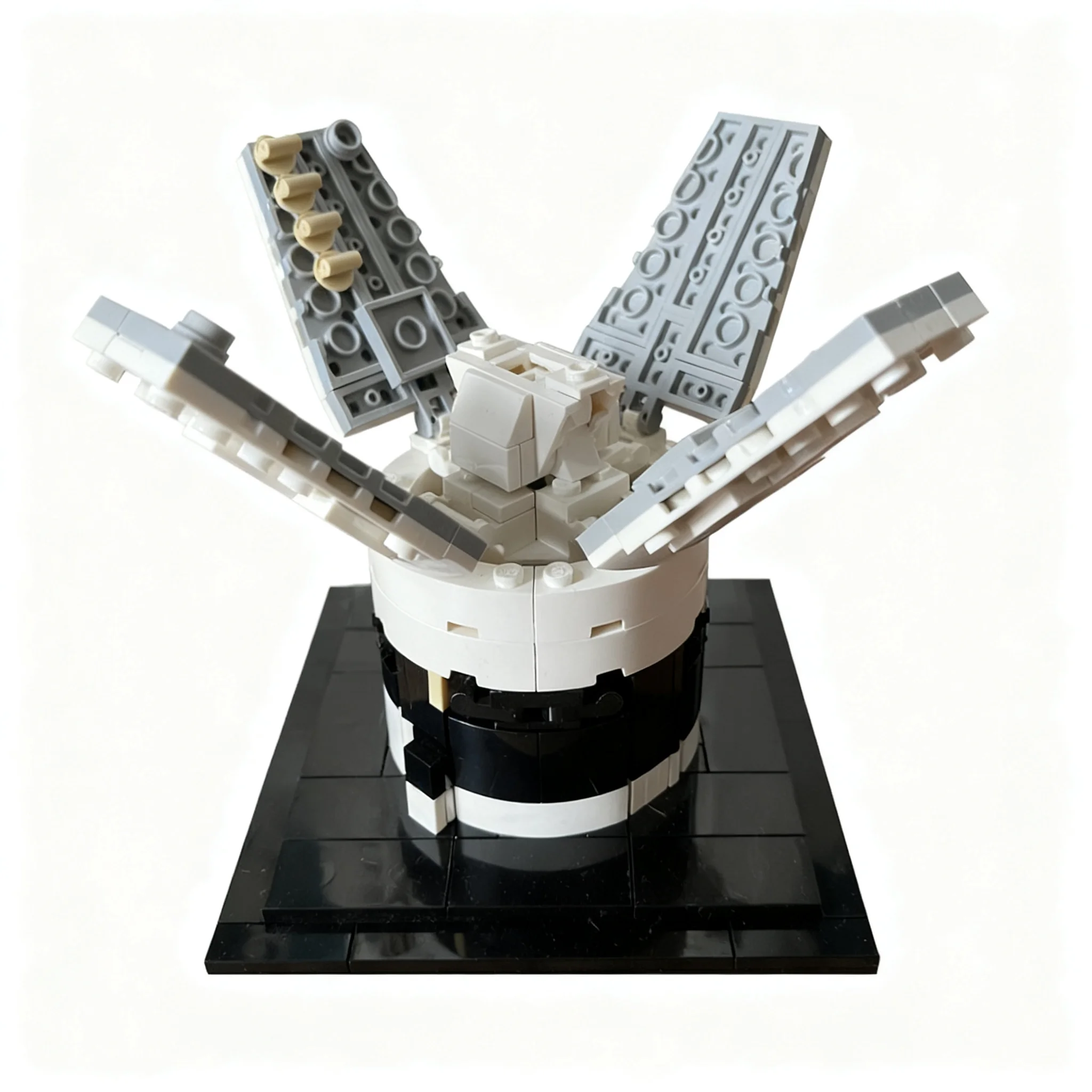 305pcs MOC Apollo 4 6 LTA 10R 2R Space Model Building Blocks Architecture Kids Brick Idea Assemble Creative Christmas Gifts Toys