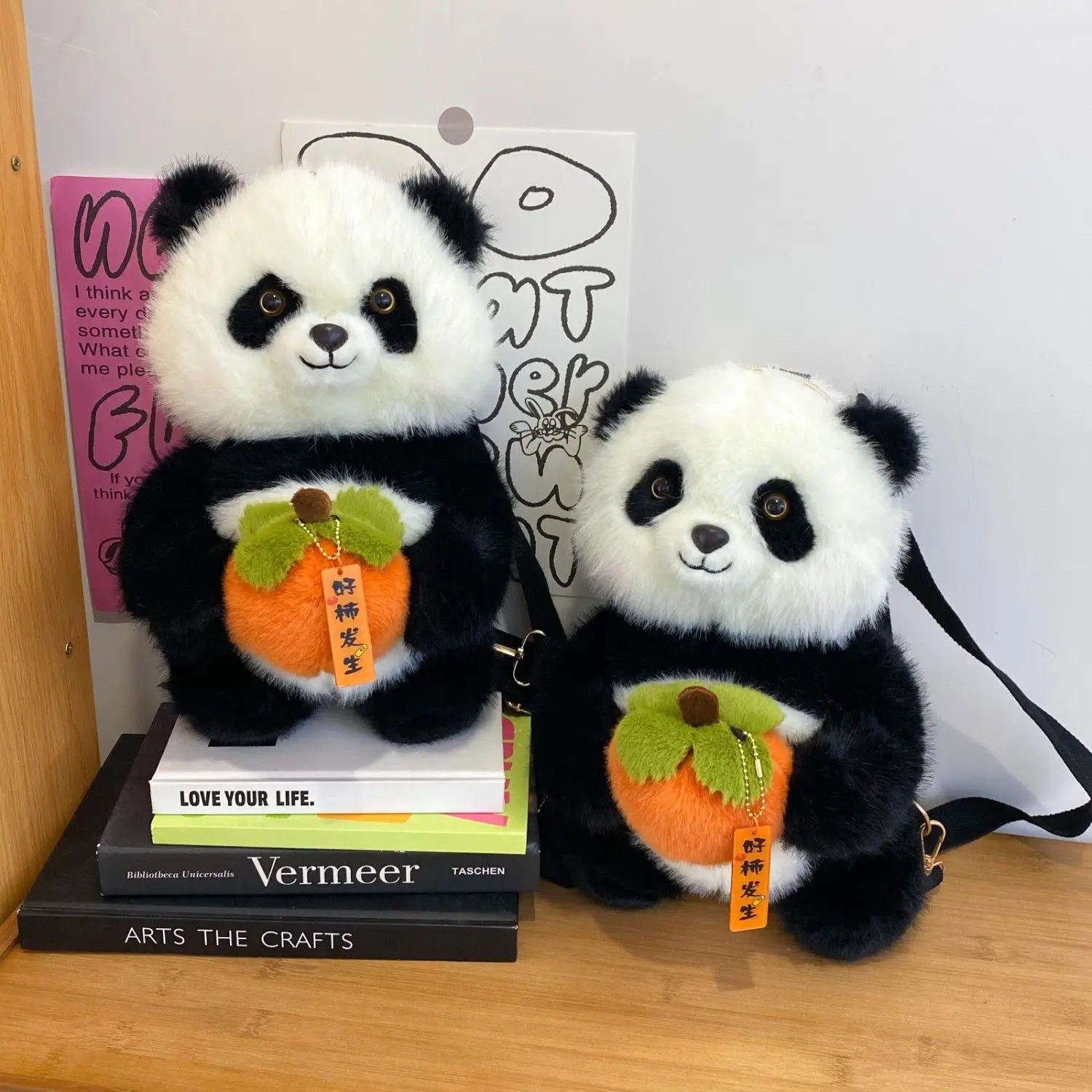 Kawaii Panda плюшевый рюкзак с милыми животными, плюшевая кукла, женская мягкая сумка через плечо для путешествий, вечеринки, женский подарок на день рождения