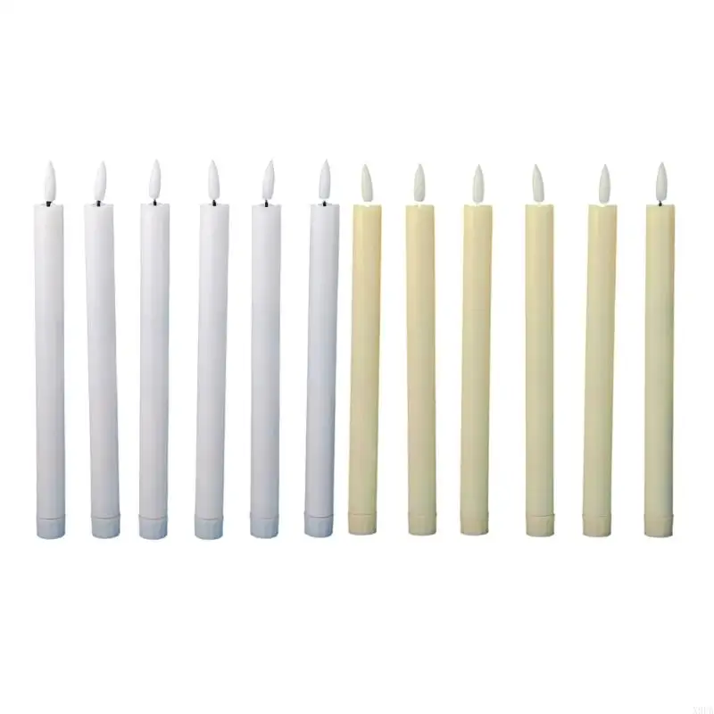 

X9FA 6PCS LED Battery Powered Remote Control with Flameless Designs for Home
