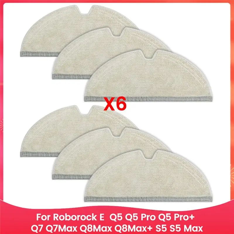 A33Z-Microfiber Mop Cloth For Roborock E Series, Q5, Q5 Pro, Q5 Pro+, Q7, Q7max, Q8max,Q8max+,S5, S5 Max,Robot Vacuum Cleaner