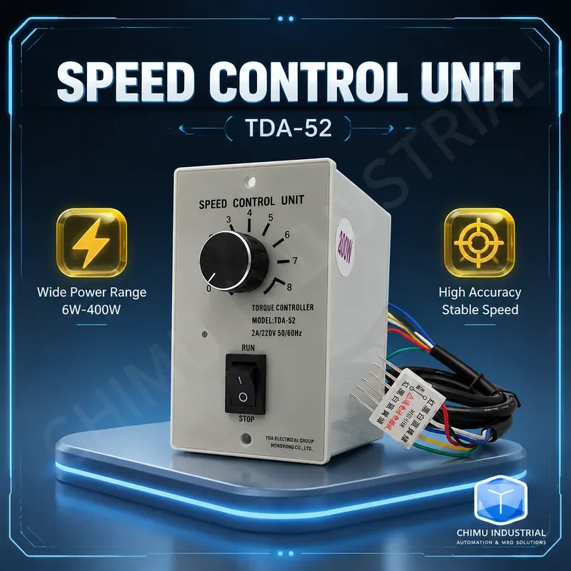 【CHIMU INDUSTRIAL】 for TDA-52 US-52 AC Motor Speed Controller 300W 400W Single Phase Voltage Regulator