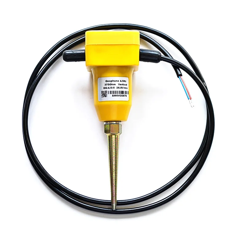 4.5Hz Vertical Single Land Geophone Without Connector For Seismic Refraction Survey Exploration Equipment